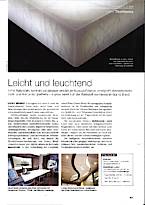 Bild Bericht über "Lumo", den Werkstoff von GRAMA BLEND 