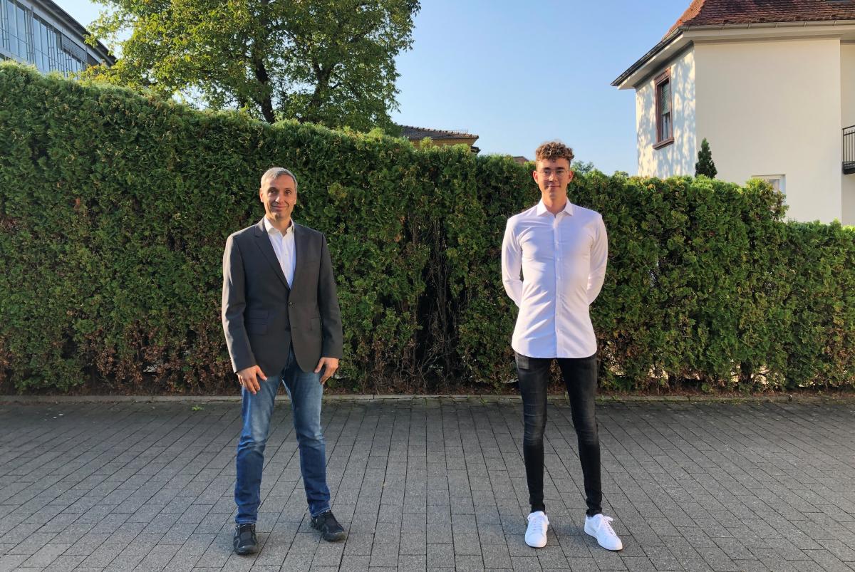 Ausbildungsstart von Yannick Öchsner